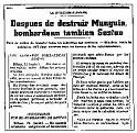 Noticia Del Bombardeo deSestao.27-5-1937